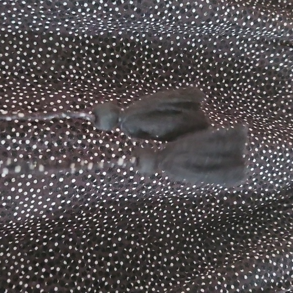 Lucky Brand Black Puff Sleeve Blouse - Picture 4 of 6